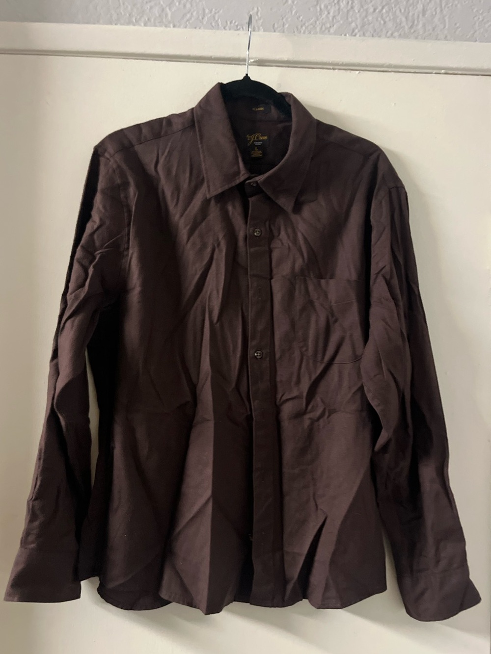 J Crew Brown Cashmere Blend Size L